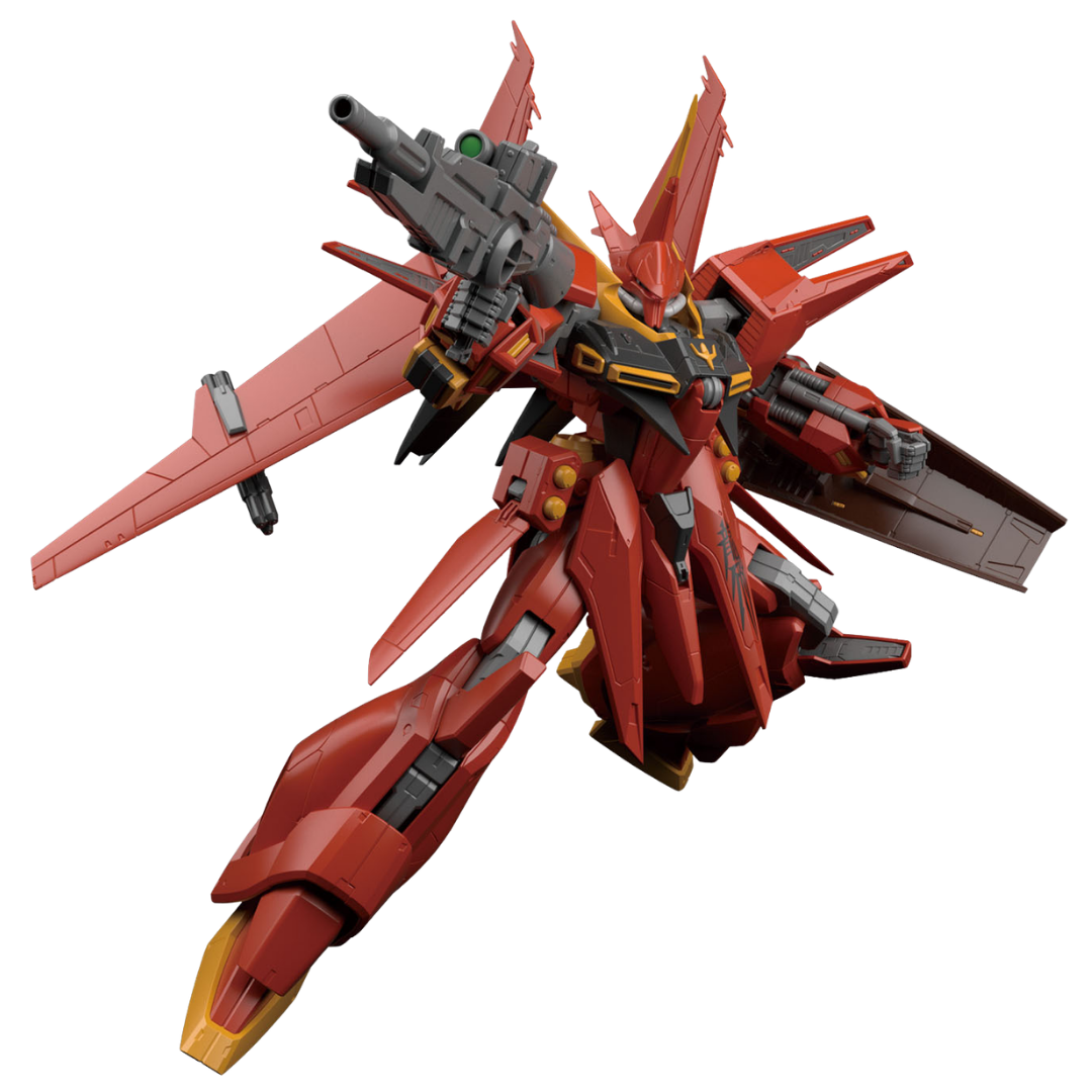 Bandai RE/100 AMX-107 Bawoo 1/100 Gundam ZZ model kit with rifle and shield