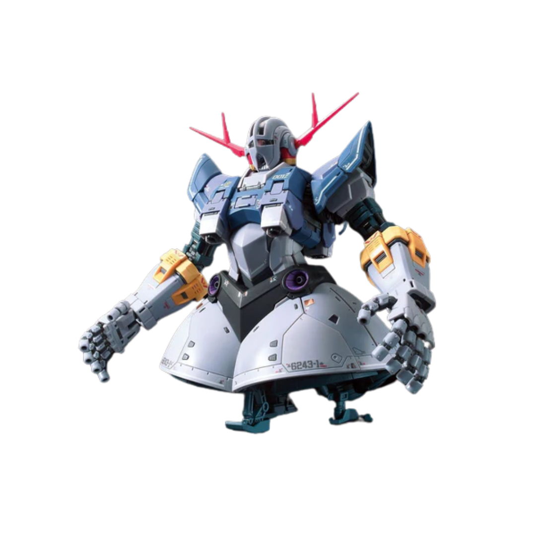 RG MSN-02 Zeong model kit showcasing its towering design with large, powerful beam cannons.