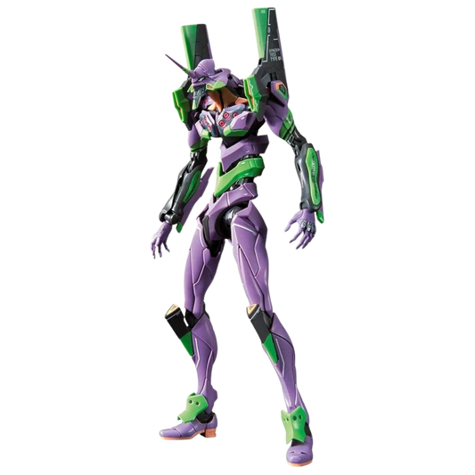 Bandai RG Evangelion Unit 01 Neon Genesis Evangelion model kit with accessories
