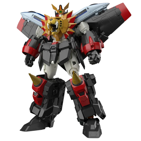 Bandai RG Gaogaigar model kit combining Galeon and Gao machines into super robot figure