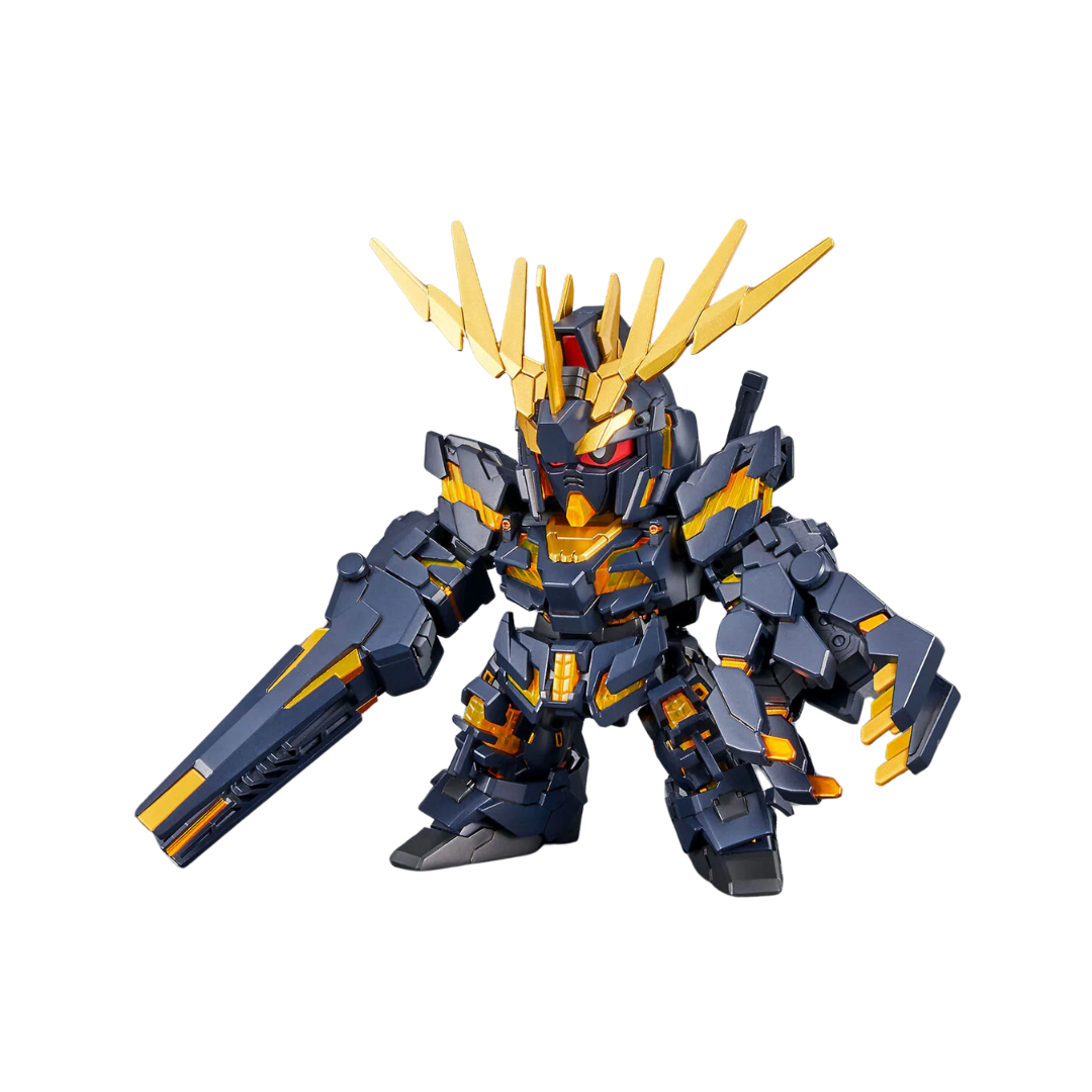 SD Cross Silhouette Unicorn Gundam 02 Banshee model kit, Bandai SDCS Banshee Norn parts, articulated Gundam figure in Destroy Mode