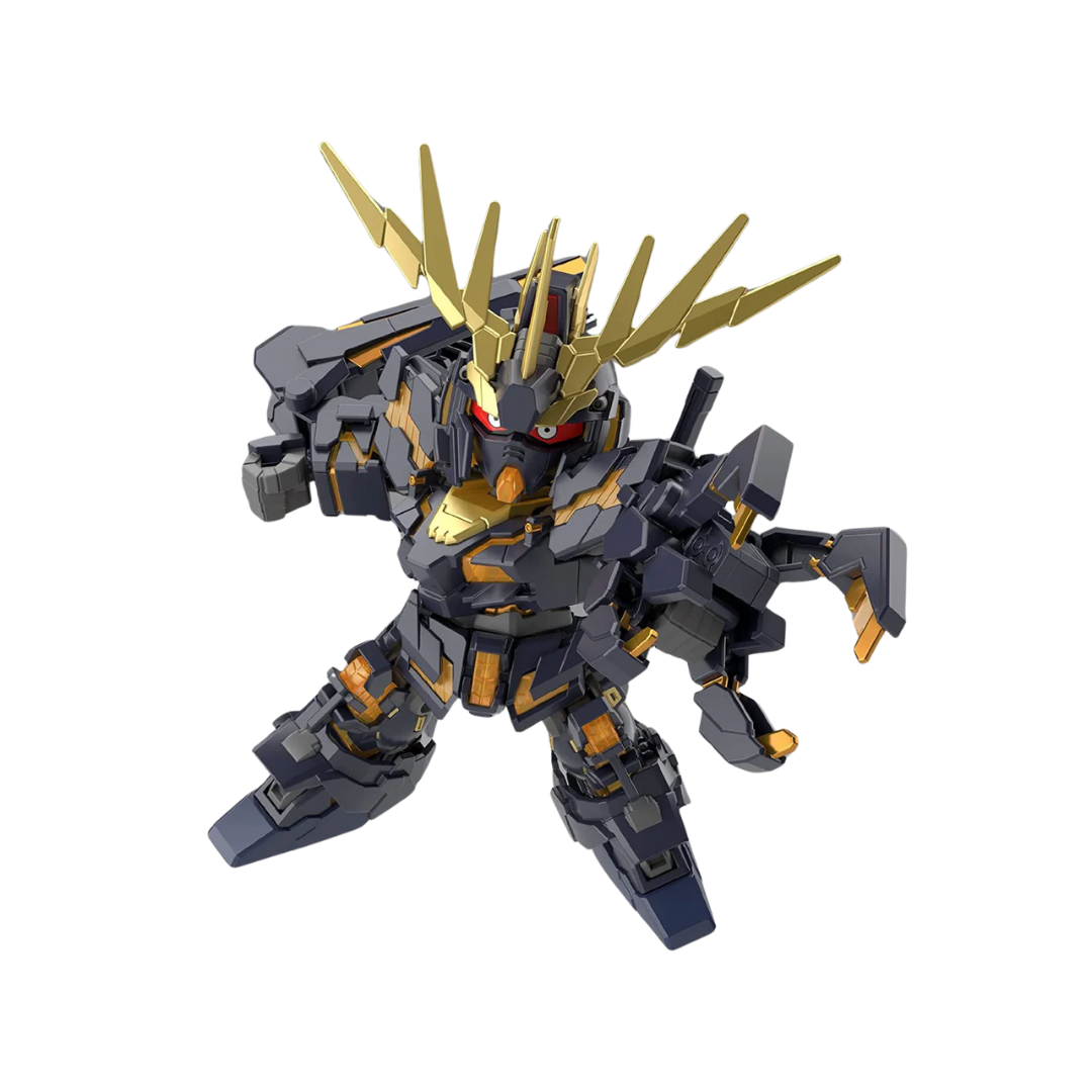 SDCS Unicorn Gundam 02 Banshee Destroy Mode with Norn Parts Set, capturing the essence of this iconic Mobile Suit from Gundam Unicorn.