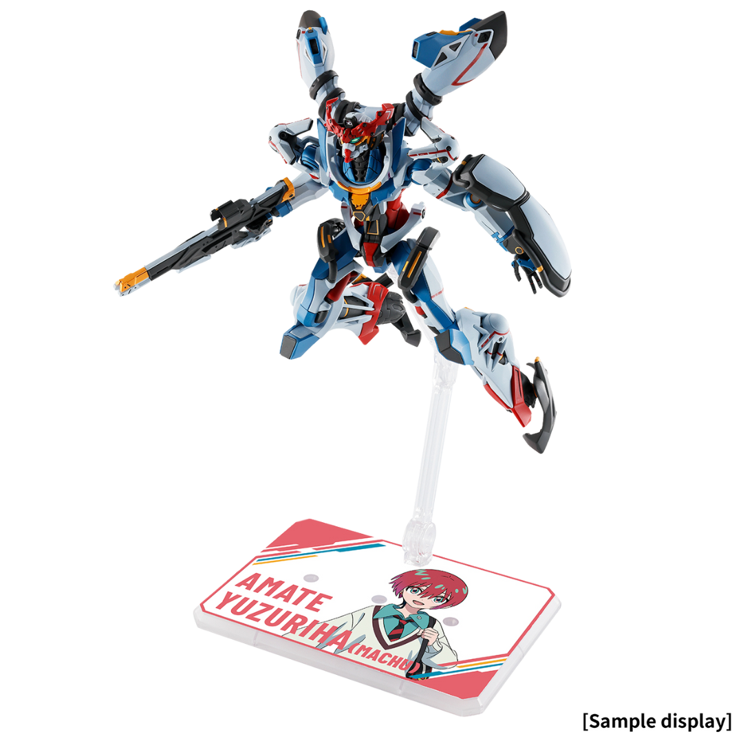 Bandai clear Action Base 7 with GQuuuuuuX sticker sheets for 1/144 Gunpla display