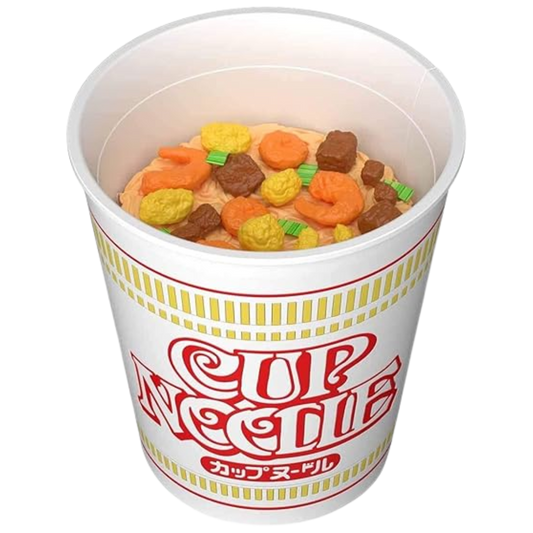 Bandai Best Hit Chronicle Cup Noodle built with decorative noodle topping components