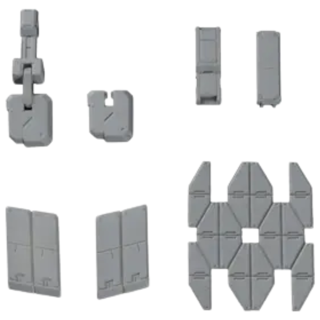 MS Armor 01 installed on 1/144 HG Gunpla, added shoulder and skirt armor