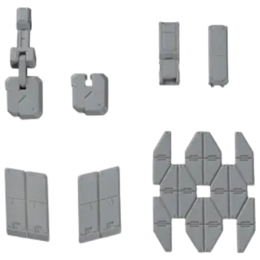 MS Armor 01 installed on 1/144 HG Gunpla, added shoulder and skirt armor