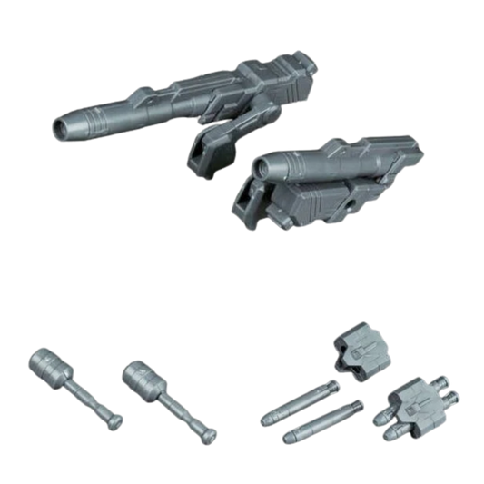 MS Cannon 01 installed on a 1/144 HG Gunpla backpack mount, custom cannon loadout