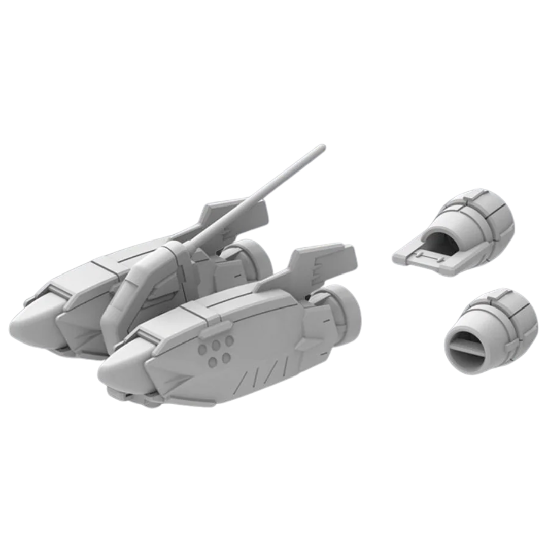 MS Marine 01 on HG 1/144 Gunpla, twin jetpacks and ducted fans posed for underwater custom display