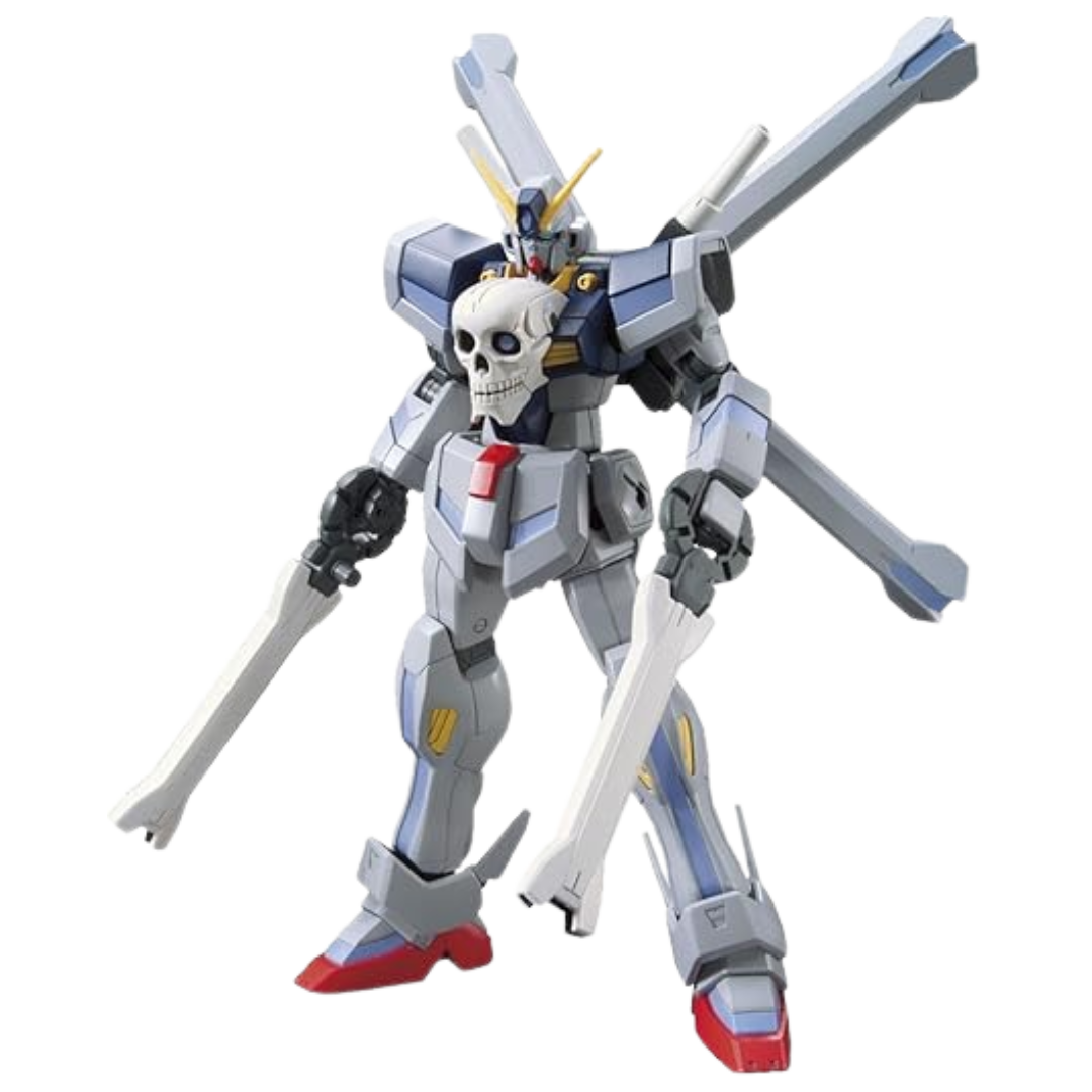 Bandai HG 1/144 Crossbone Gundam Maoh built kit, three-quarter pose, Build Fighters