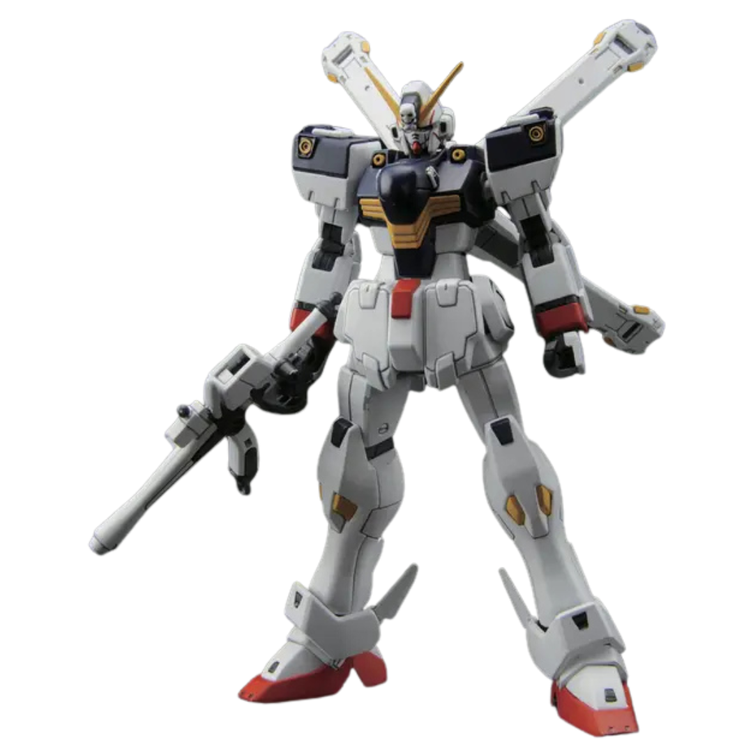 Bandai HG 1/144 Crossbone Gundam X1 built kit, three-quarter pose, Crossbone Gundam