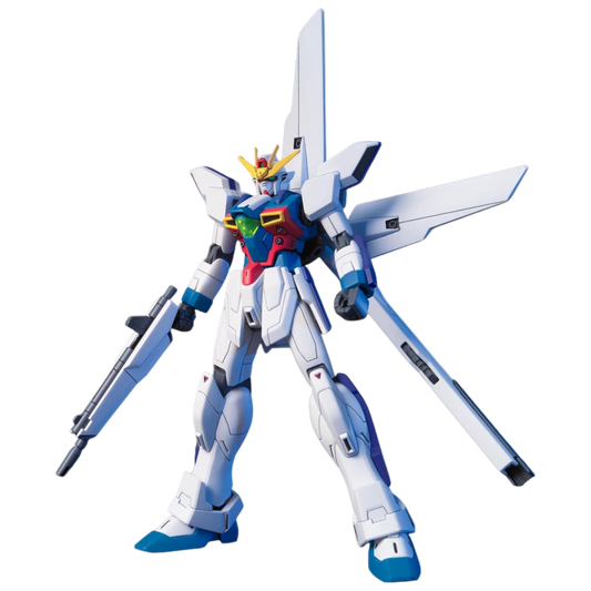 Bandai HG 1/144 GX-9900 Gundam X built kit, three-quarter front pose, After War Gundam X