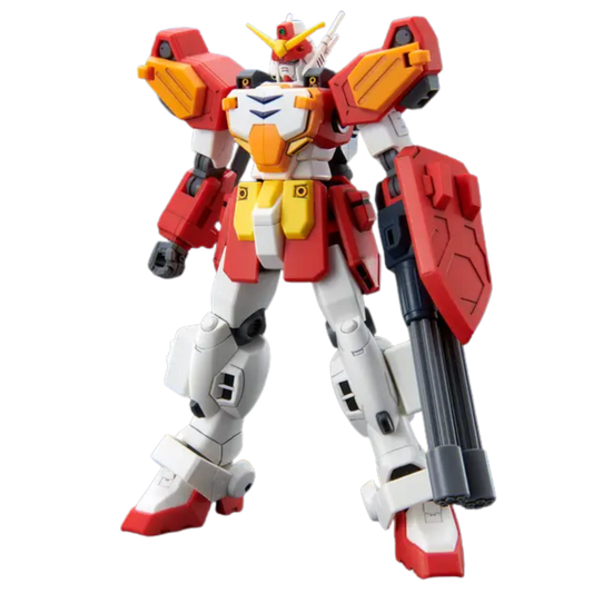 Bandai HG Gundam Heavyarms Custom 1/144 model kit from Mobile Suit Gundam Wing Endless Waltz with gatling gun and shield