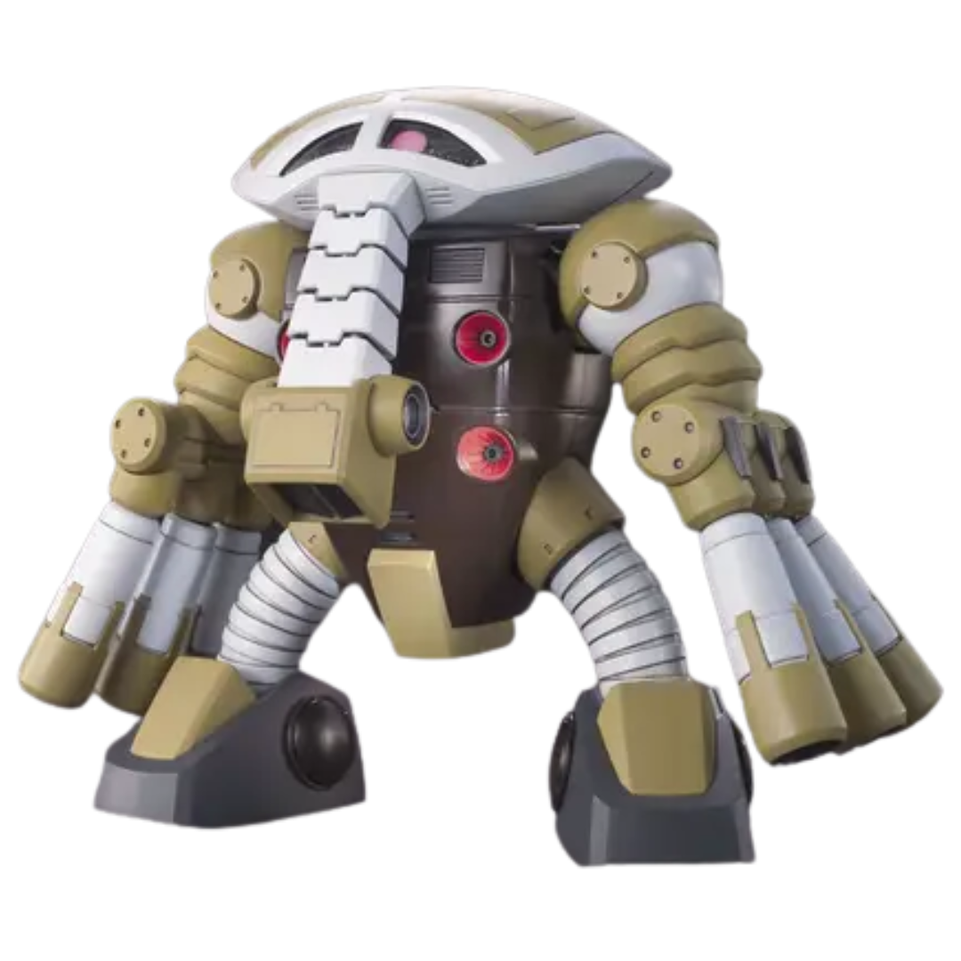 Bandai HG 1/144 Juaggu Unicorn Ver built kit, three-quarter pose, Gundam Unicorn