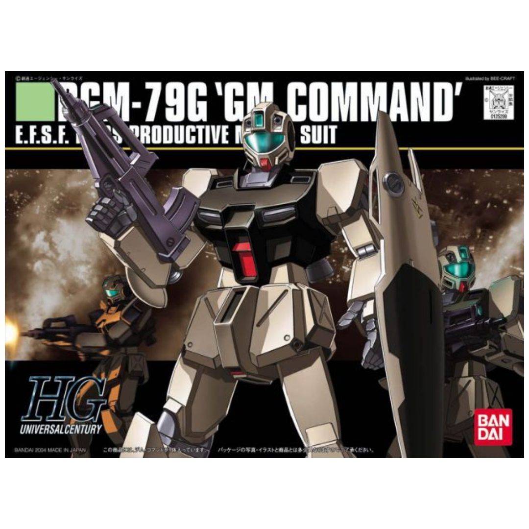 Bandai HG RGM-79G GM Command Gundam 0080 model kit box art