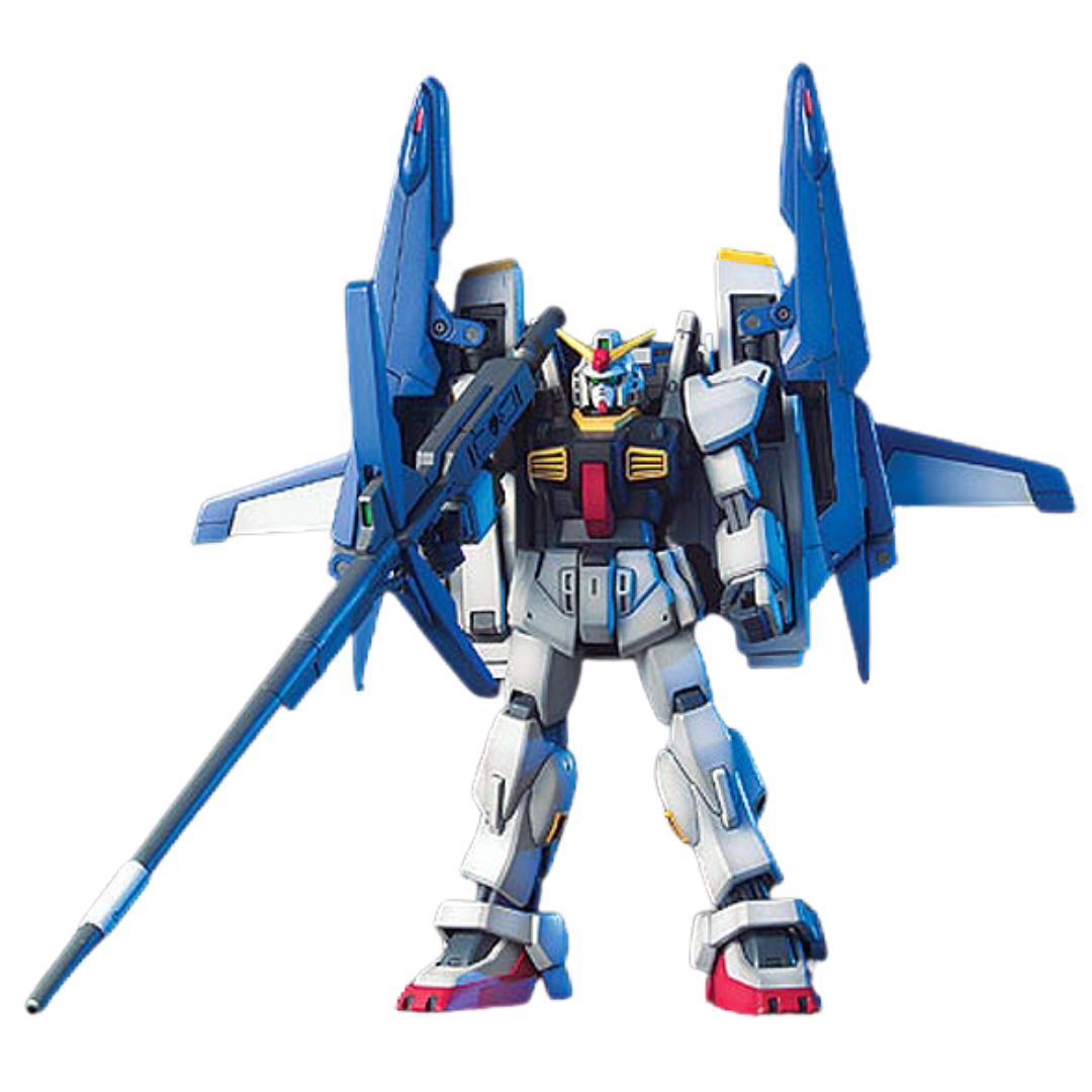 Bandai HG Super Gundam 1/144 model kit RX-178 with G-Defenser in combined mode