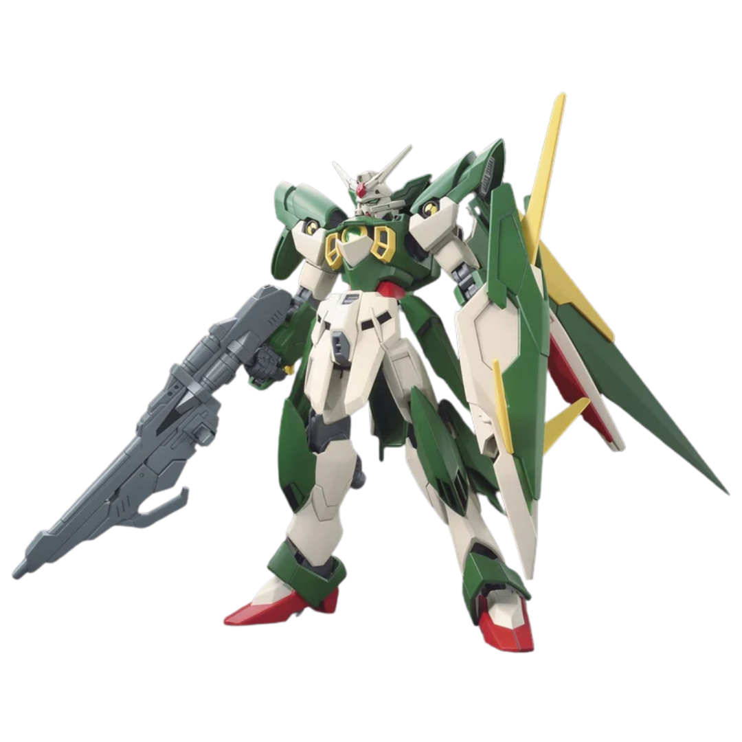 Bandai HG 1/144 Wing Gundam Fenice Rinascita built kit, three-quarter pose, Build Fighters
