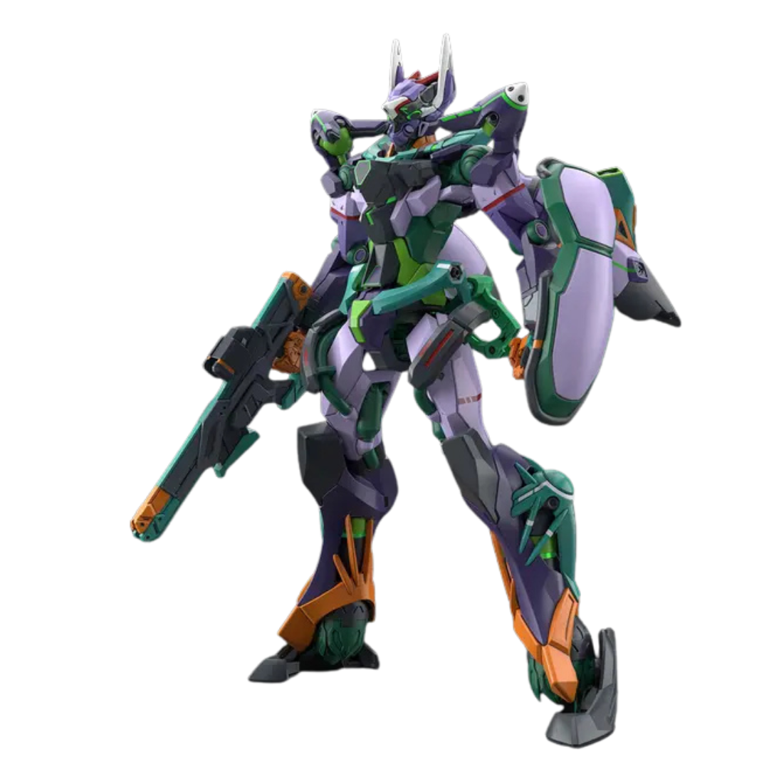 Bandai HG gMS-k GFreD 1/144 scale model kit front view standing with rifle and shield