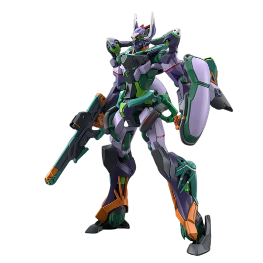 Bandai HG gMS-k GFreD 1/144 scale model kit front view standing with rifle and shield