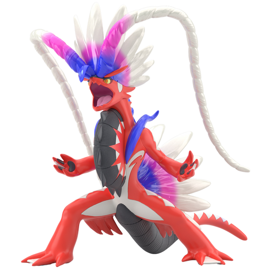 Bandai Pokemon Koraidon model kit assembled and posed