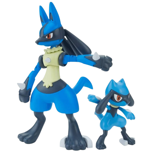 Bandai Pokemon Model Kit Riolu & Lucario