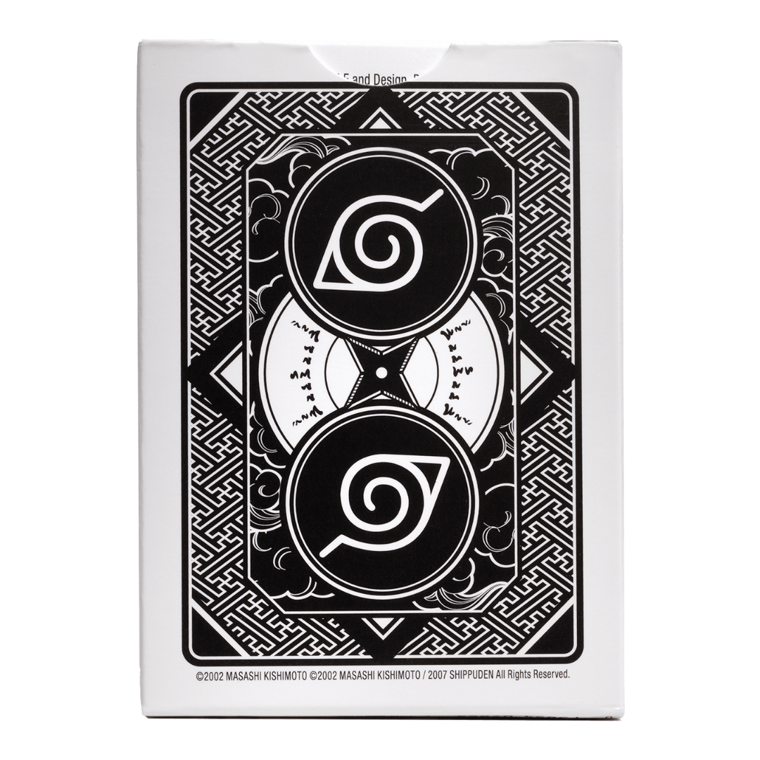 Bicycle Playing Cards Naruto anime-themed deck with Hidden Leaf Village designs, premium air-cushion finish, and collectible artwork.