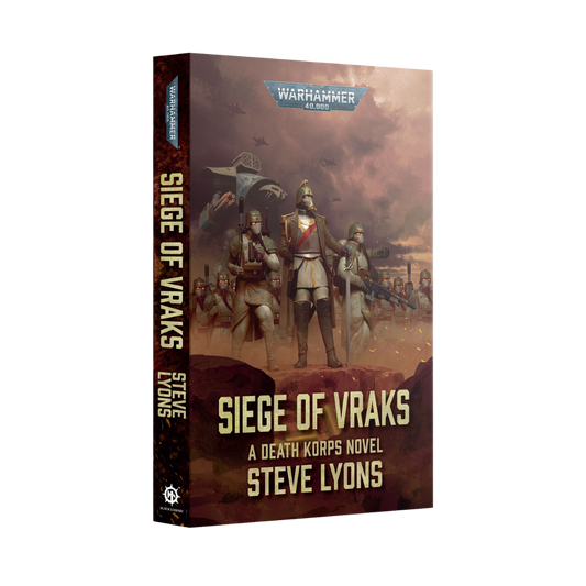 Black Library Siege of Vraks paperback novel Warhammer 40K, an epic tale of brutal siege warfare and Chaos corruption in the Imperium.