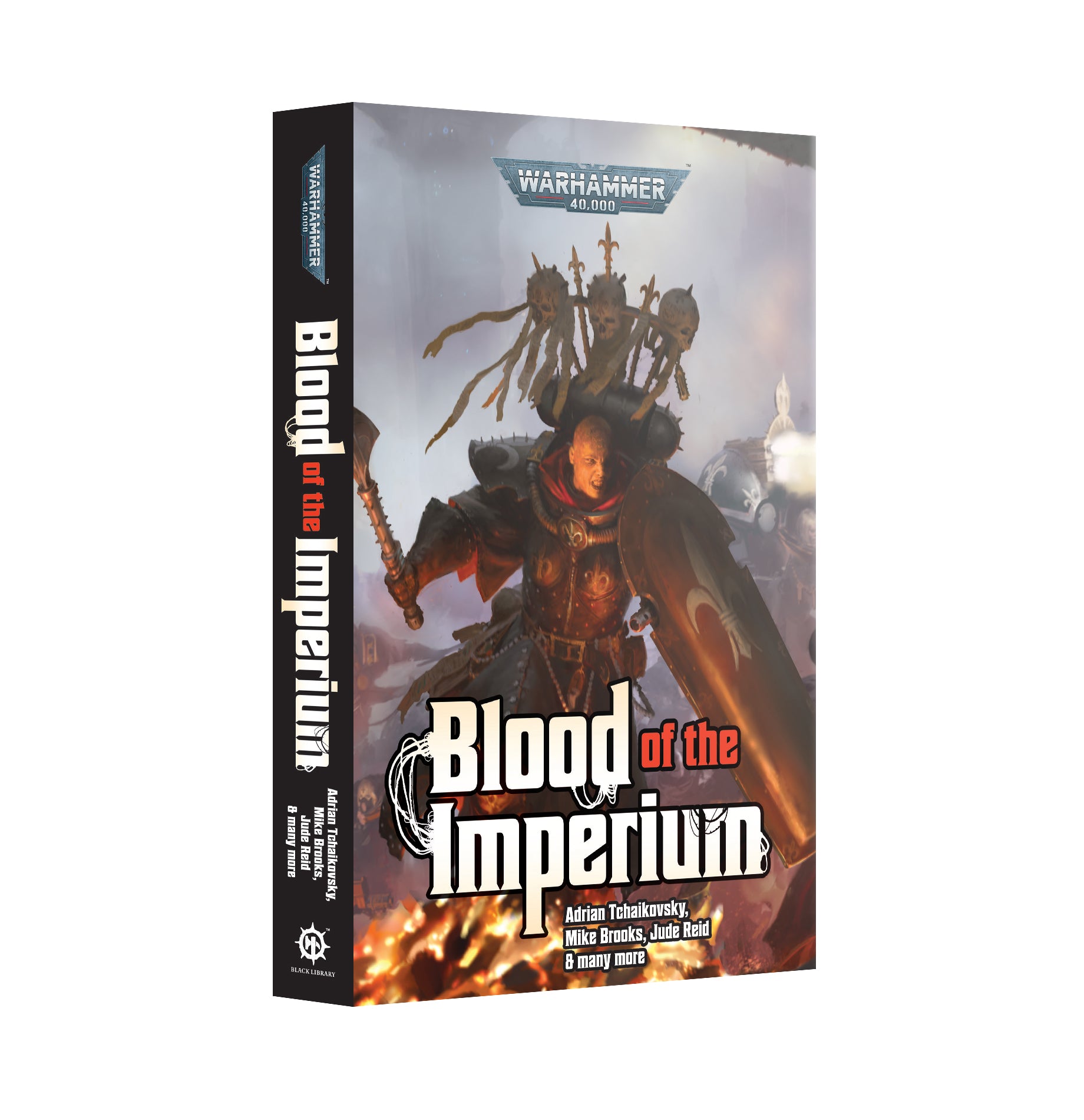 Black Library Blood of the Imperium paperback novel featuring Warhammer 40K intrigue, brutal battles, and Imperial power struggles.