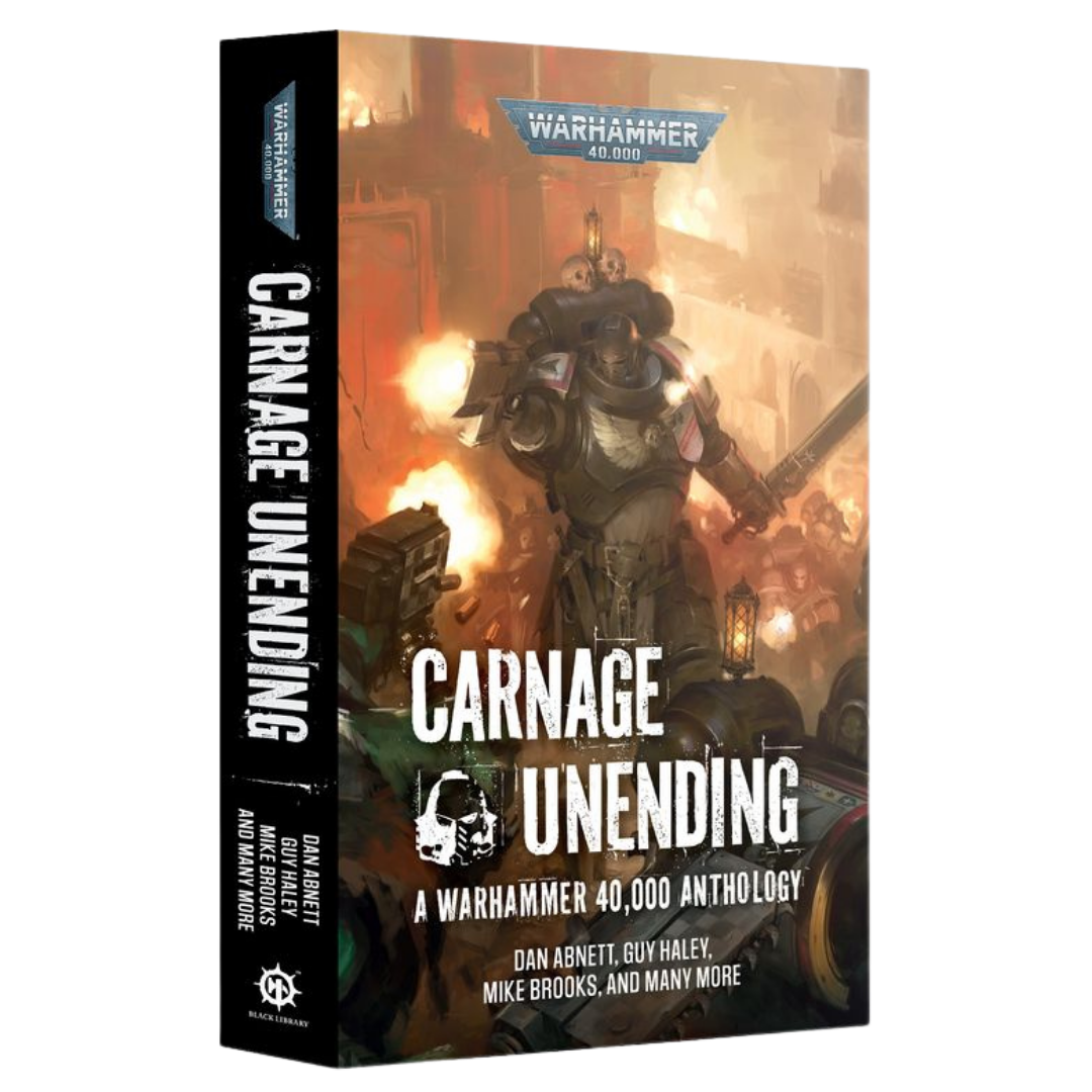 wargammer 40k black library paperback novel carnage unending anthology