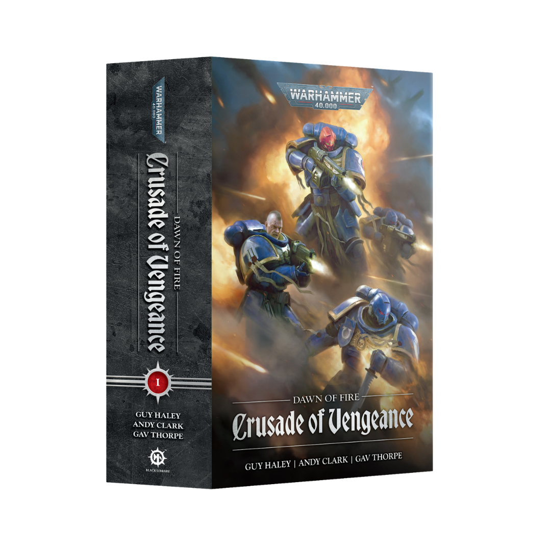 Black Library Dawn of Fire Crusade of Vengeance paperback Warhammer 40k omnibus