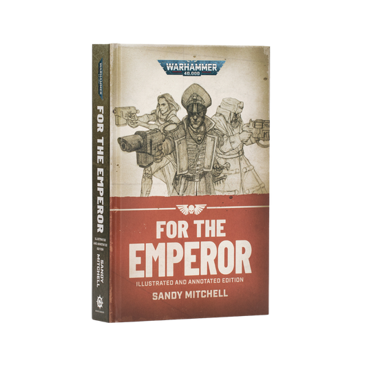 Black Library For the Emperor Illustrated and Annotated Edition hardcover by Sandy Mitchell