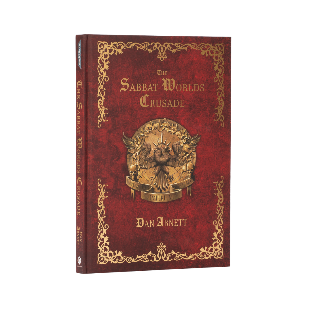 Black Library The Sabbat Worlds Crusade hardcover Warhammer 40k lore book by Dan Abnett