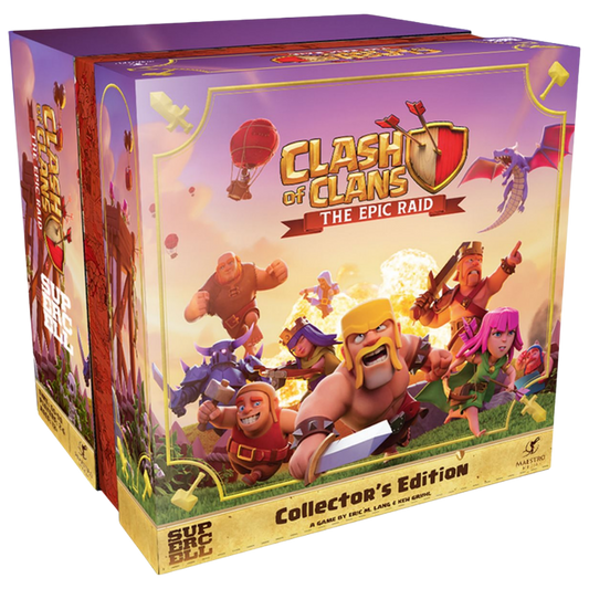 Clash of Clans the epic raid collector's edition box image featuring iconic clash of clans characters