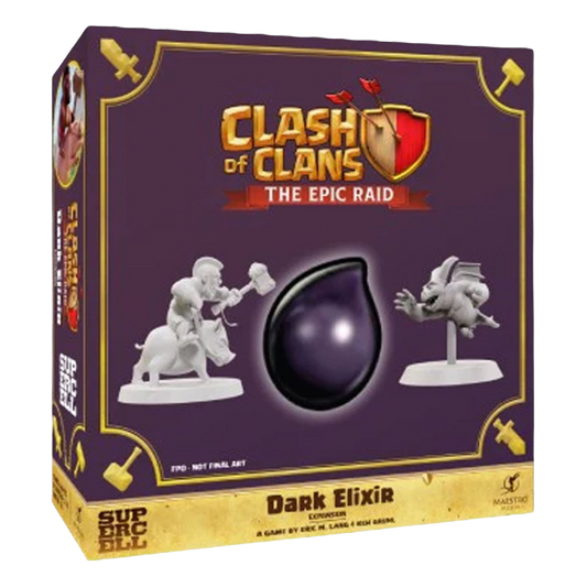 Clash of Clans The Epic Raid Dark Elixir board game expansion box
