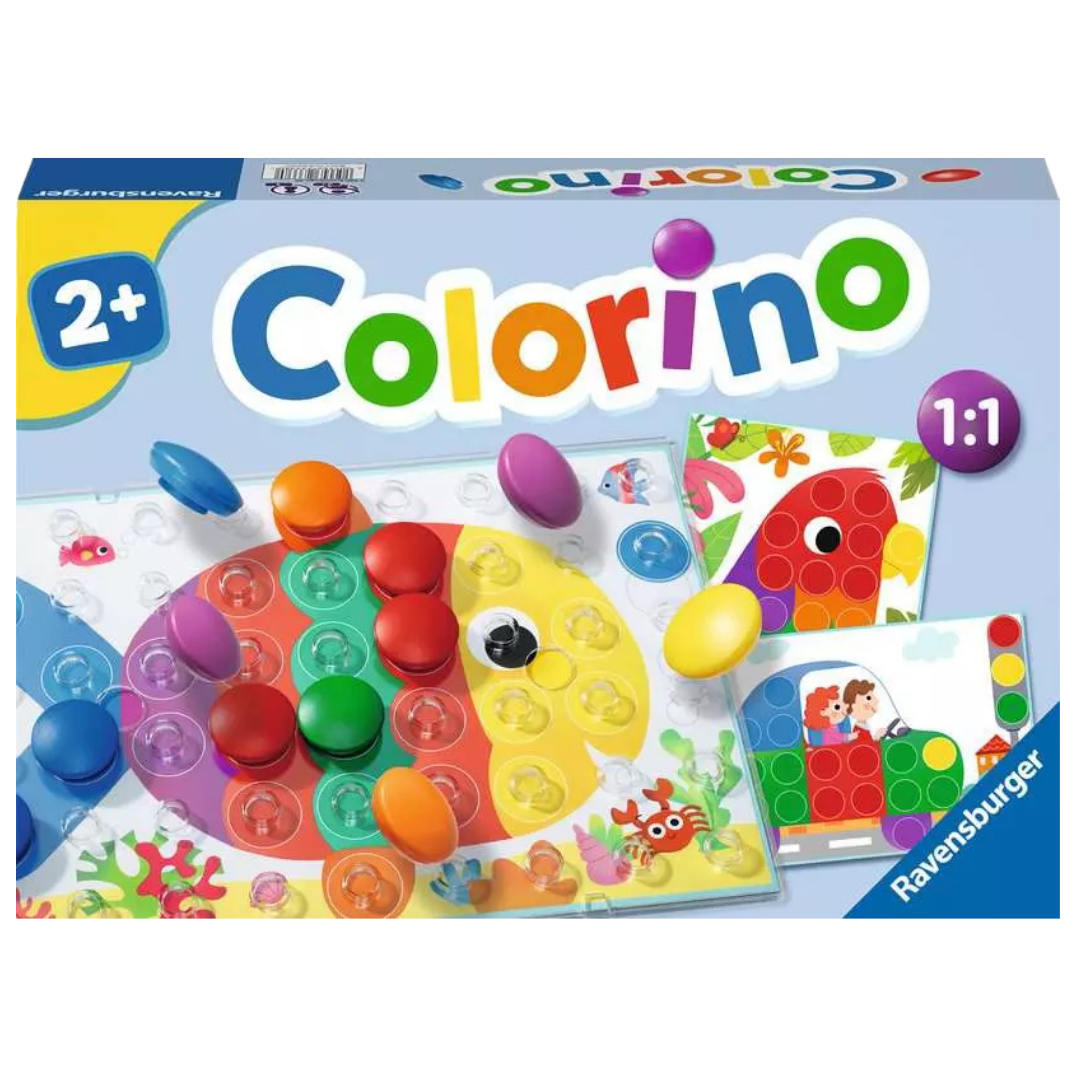 Ravensburger Colorino color-matching game for children ages 2 and up.