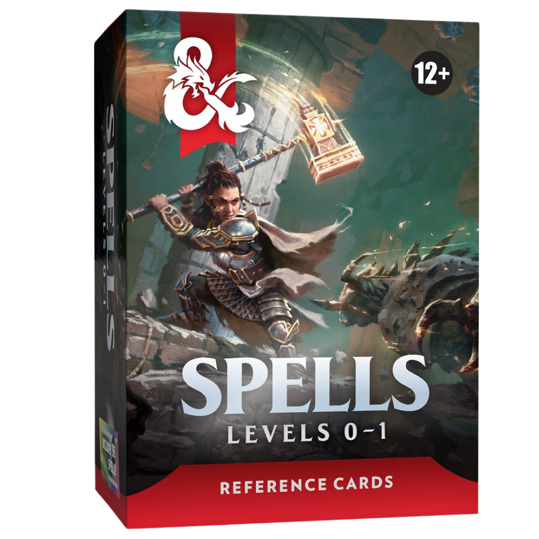 Dungeons & Dragons - Reference Cards - Spells - Levels 0-1