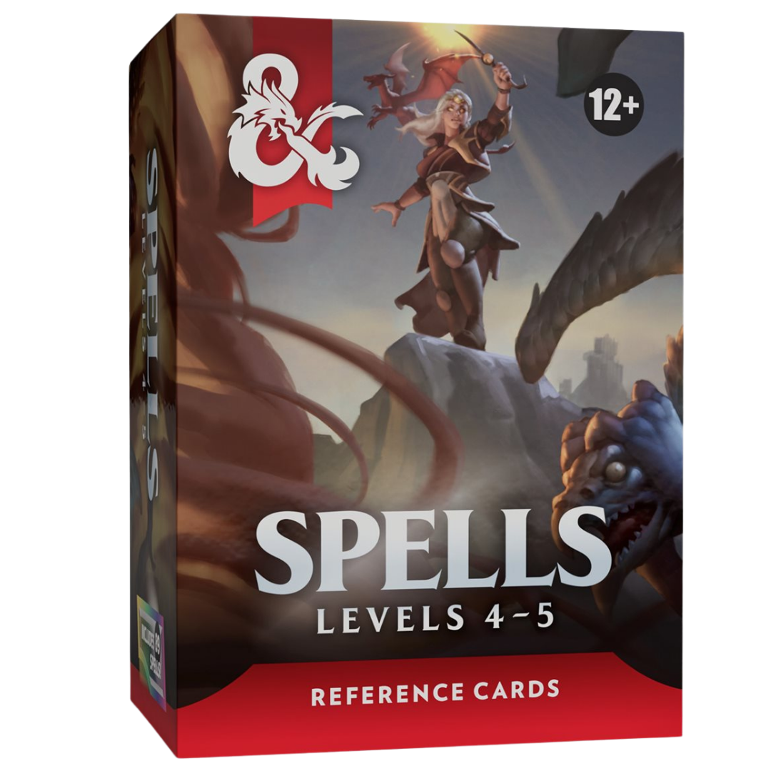 Dungeons & Dragons - Reference Cards - Spells - Levels 4-5