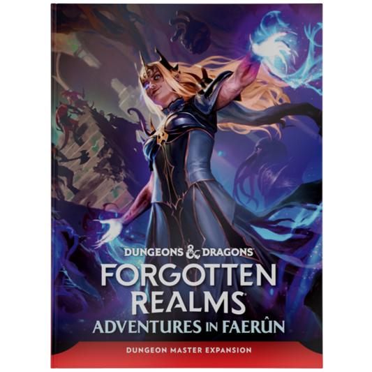 Dungeons & Dragons Adventures in Faerun hardcover sourcebook featuring classic Forgotten Realms artwork