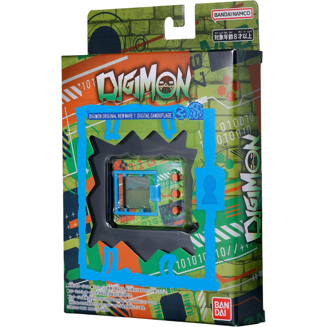 Digimon Original New Wave 1 Digital Camouflage virtual pet device with over 100 trainable Digimon