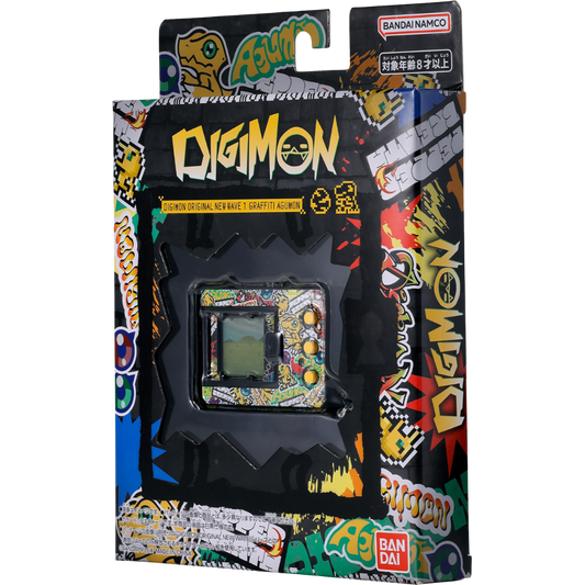 Digimon Original New Wave 1 Graffiti Agumon virtual pet device with over 100 trainable Digimon