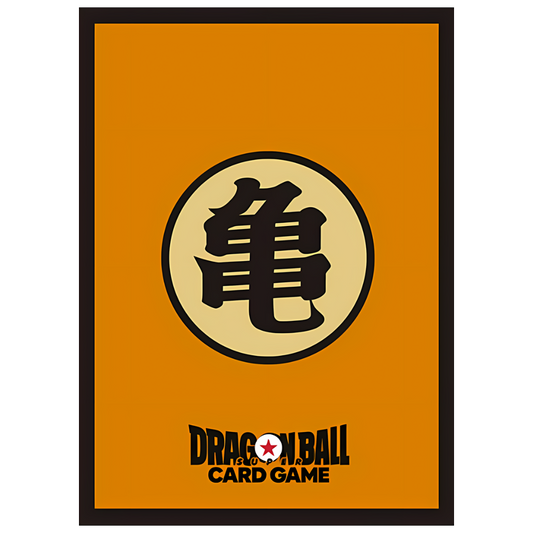 Dragon Ball Super card sleeves Design B with orange Kame symbol background, Manga Collection edition