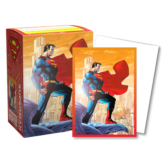 Dragon Shield Superman Brushed Art card sleeves 100 count for trading cards