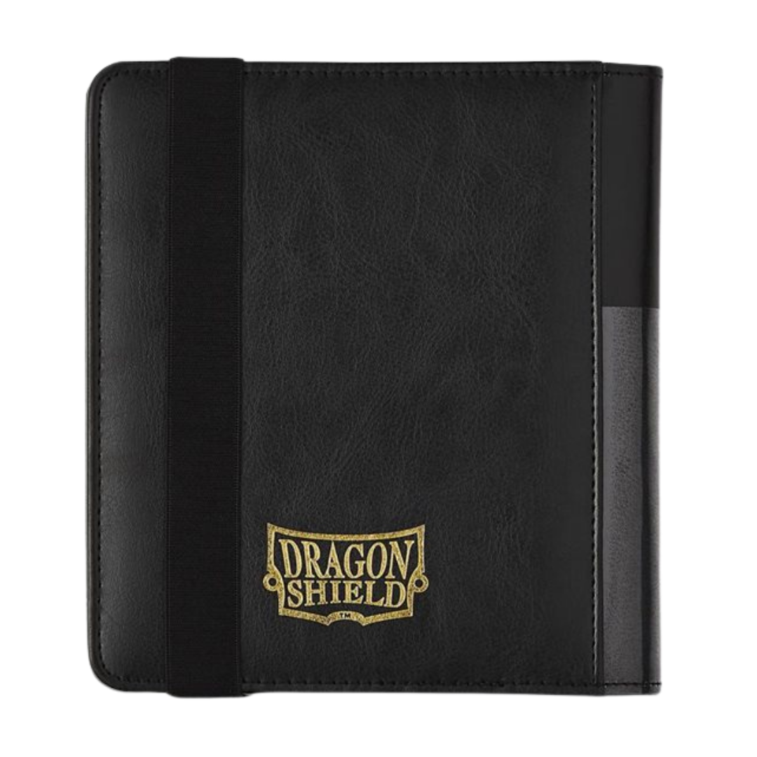 Dragon Shield Card Codex Black binder for trading card storage and organization
