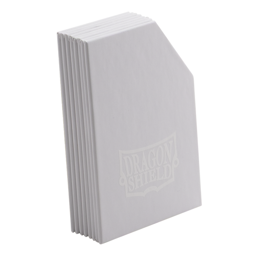 Dragon Shield Fortress Card Dividers White 8 pack for trading card organization