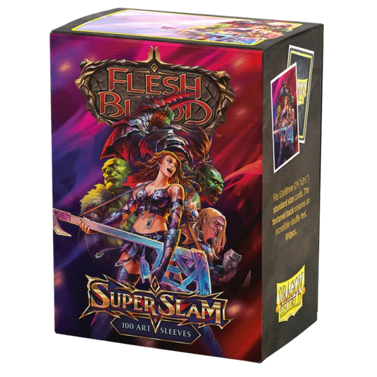 Dragon Shield Matte Art Super Slam Flesh and Blood card sleeves pack of 100