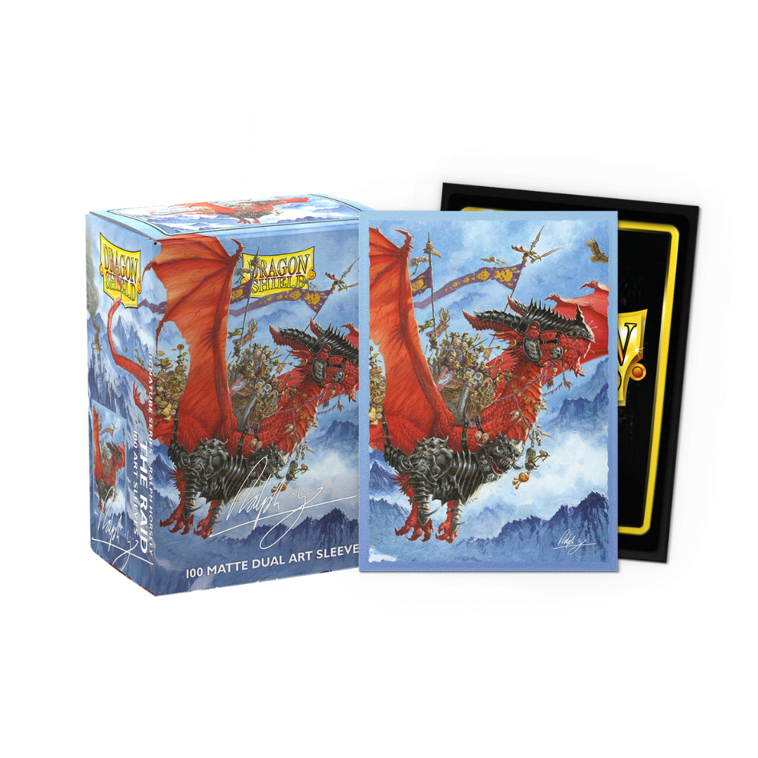 Dragon Shield Matte Dual The Raid card sleeves 100 count for MTG and Pokemon decks