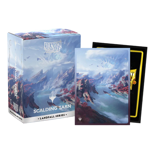 Dragon Shield Dual Matte Art Landfall Series Scalding Tarn card sleeves pack of 100 for Magic the Gathering and Pokémon decks