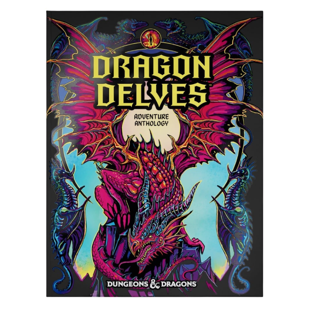 Dungeons & Dragons Dragon Delves Alternate Cover, anthology of 13 scalable dungeon crawl adventures with exclusive alternate art for D&D collectors and players.