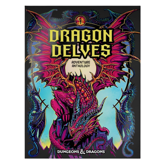Dungeons & Dragons Dragon Delves Alternate Cover, anthology of 13 scalable dungeon crawl adventures with exclusive alternate art for D&D collectors and players.