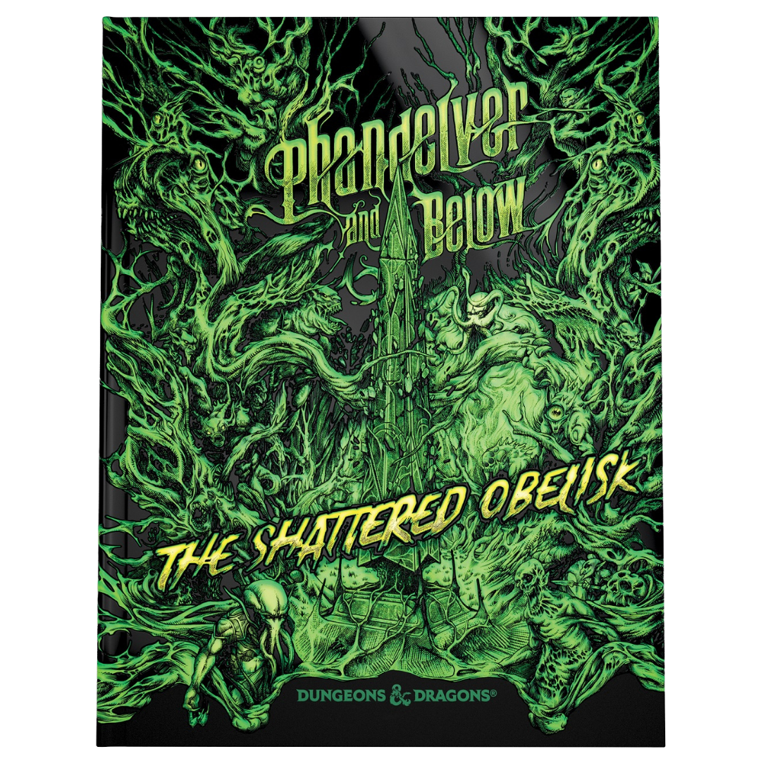 Phandelver and Below: The Shattered Obelisk is a high-fantasy adventure for levels 1–12 that begins in the beloved town of Phandalin as it faces unimaginable danger.