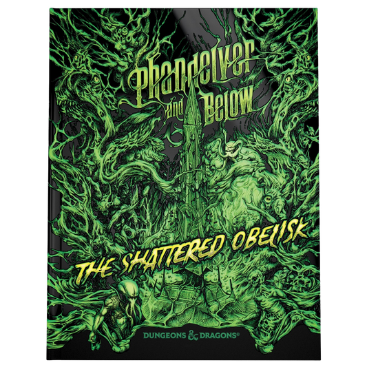 Phandelver and Below: The Shattered Obelisk is a high-fantasy adventure for levels 1–12 that begins in the beloved town of Phandalin as it faces unimaginable danger.